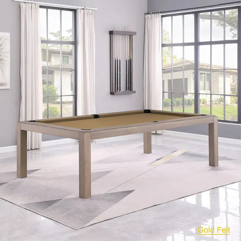 Tavolo da biliardo GreyWash Ash 7ft con piano da pranzo in ardesia