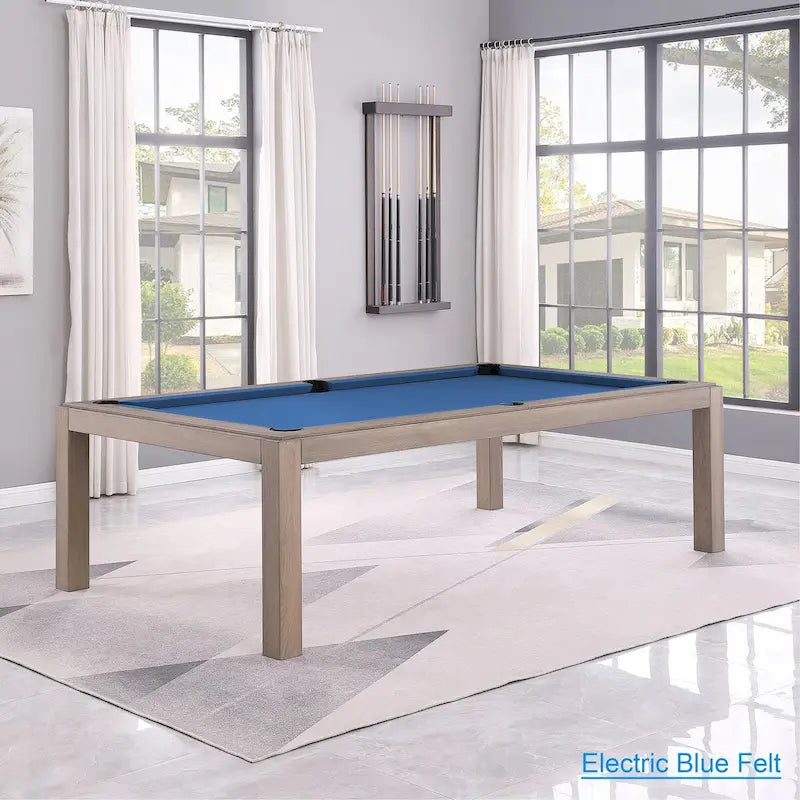 Tavolo da biliardo GreyWash Ash 7ft con piano da pranzo in ardesia