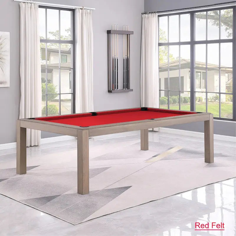 Tavolo da biliardo GreyWash Ash 7ft con piano da pranzo in ardesia