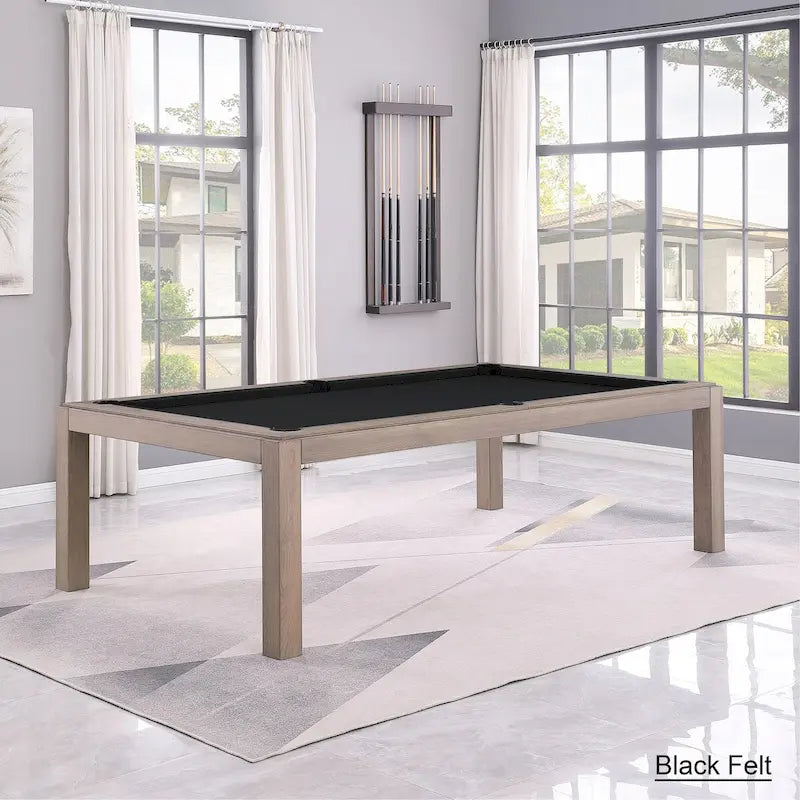 Tavolo da biliardo GreyWash Ash 7ft con piano da pranzo in ardesia