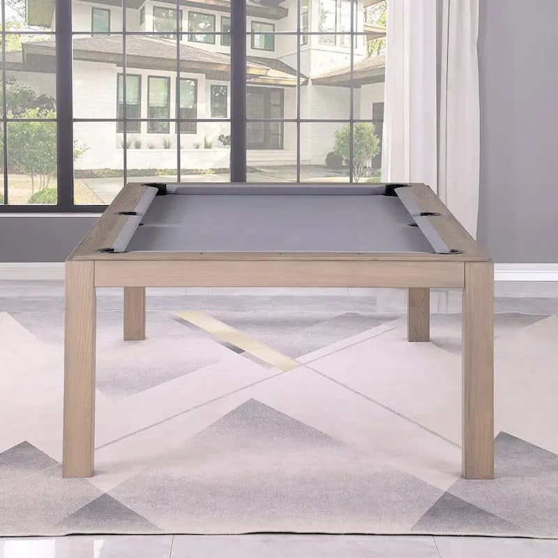 Tavolo da biliardo GreyWash Ash 7ft con piano da pranzo in ardesia