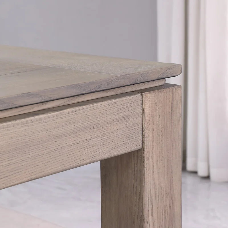 Tavolo da biliardo GreyWash Ash 7ft con piano da pranzo in ardesia