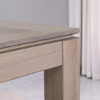 Tavolo da biliardo GreyWash Ash 7ft con piano da pranzo in ardesia