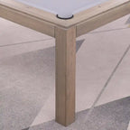 Tavolo da biliardo GreyWash Ash 7ft con piano da pranzo in ardesia