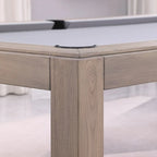 Tavolo da biliardo GreyWash Ash 7ft con piano da pranzo in ardesia