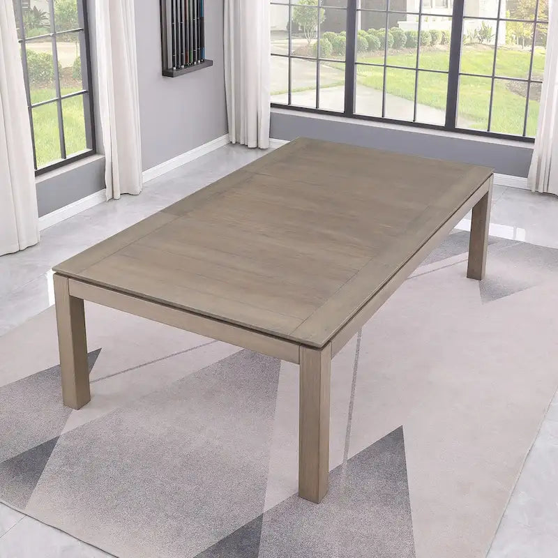 Tavolo da biliardo GreyWash Ash 7ft con piano da pranzo in ardesia
