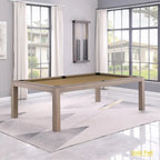Tavolo da biliardo GreyWash Ash 7ft con piano da pranzo in ardesia