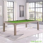 Tavolo da biliardo GreyWash Ash 7ft con piano da pranzo in ardesia