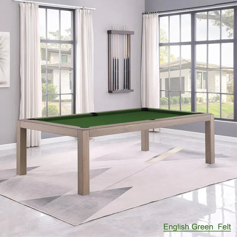 Tavolo da biliardo GreyWash Ash 7ft con piano da pranzo in ardesia