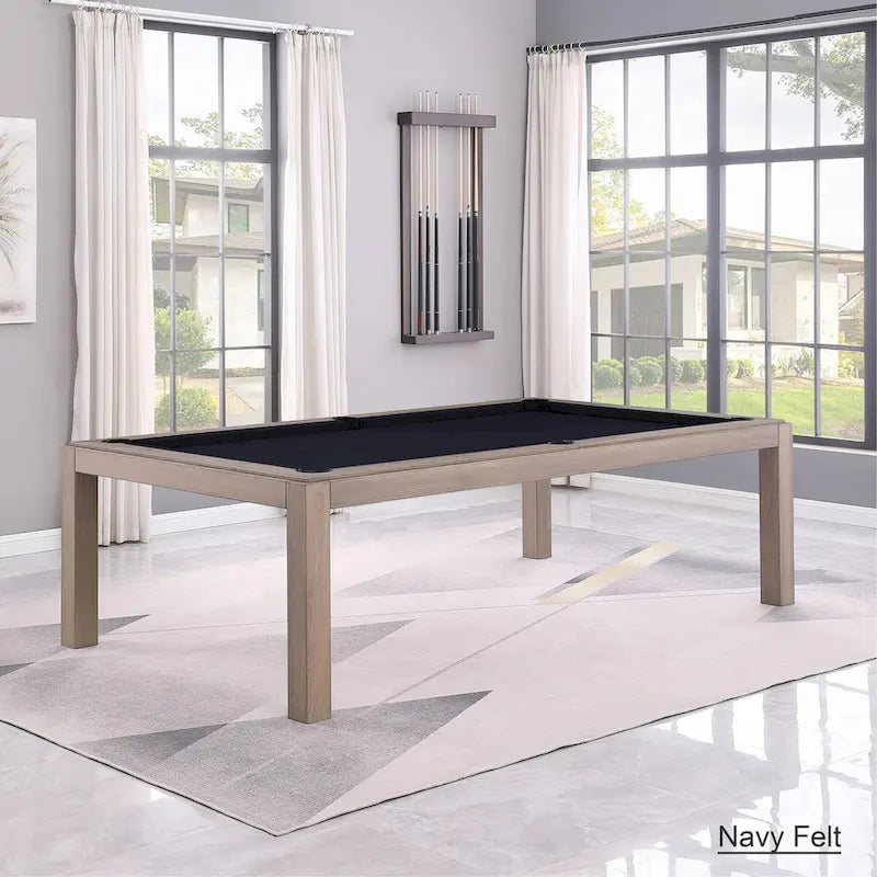 Tavolo da biliardo GreyWash Ash 7ft con piano da pranzo in ardesia