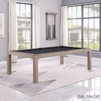 Tavolo da biliardo GreyWash Ash 7ft con piano da pranzo in ardesia