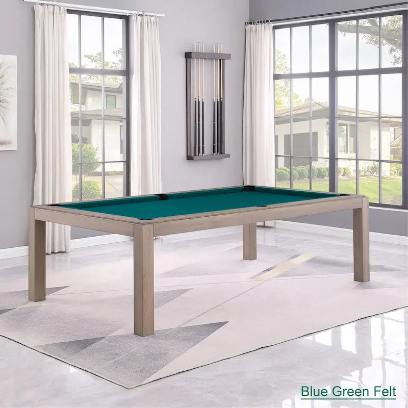Tavolo da biliardo GreyWash Ash 7ft con piano da pranzo in ardesia