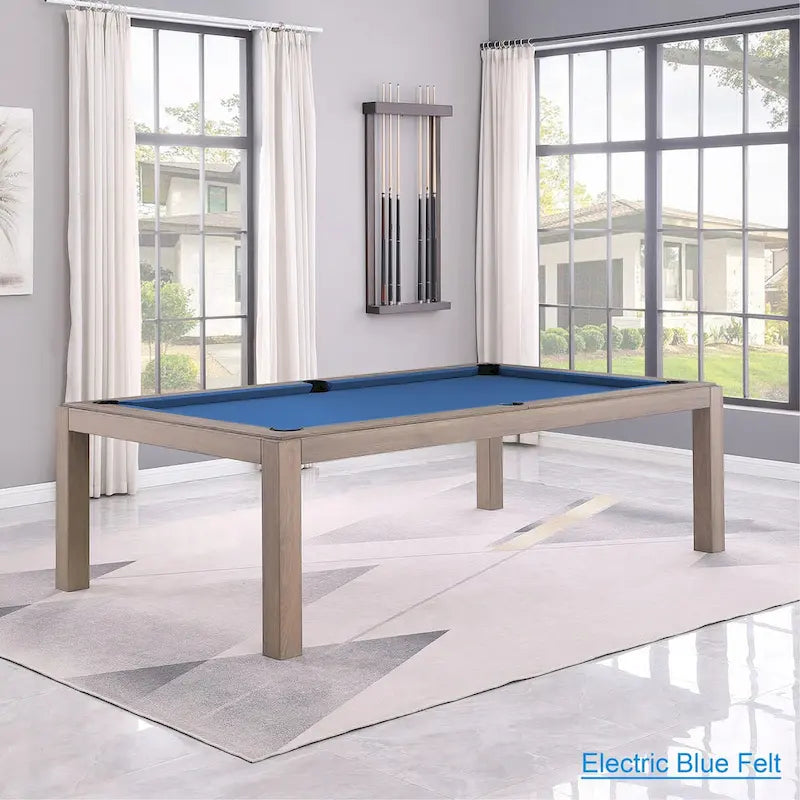 Tavolo da biliardo GreyWash Ash 7ft con piano da pranzo in ardesia