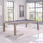 Tavolo da biliardo GreyWash Ash 7ft con piano da pranzo in ardesia