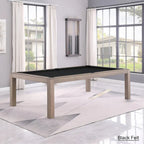 Tavolo da biliardo GreyWash Ash 7ft con piano da pranzo in ardesia
