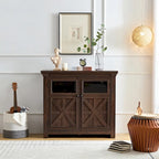 Credenza grande a buffet con mobile bar e cantinetta vini