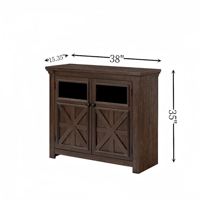 Credenza grande a buffet con mobile bar e cantinetta vini