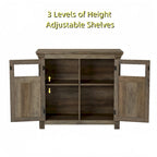 Credenza grande a buffet con mobile bar e cantinetta vini