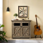 Credenza grande a buffet con mobile bar e cantinetta vini