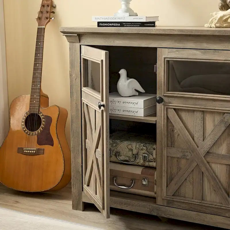 Credenza grande a buffet con mobile bar e cantinetta vini