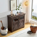 Credenza grande a buffet con mobile bar e cantinetta vini