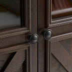 Credenza grande a buffet con mobile bar e cantinetta vini