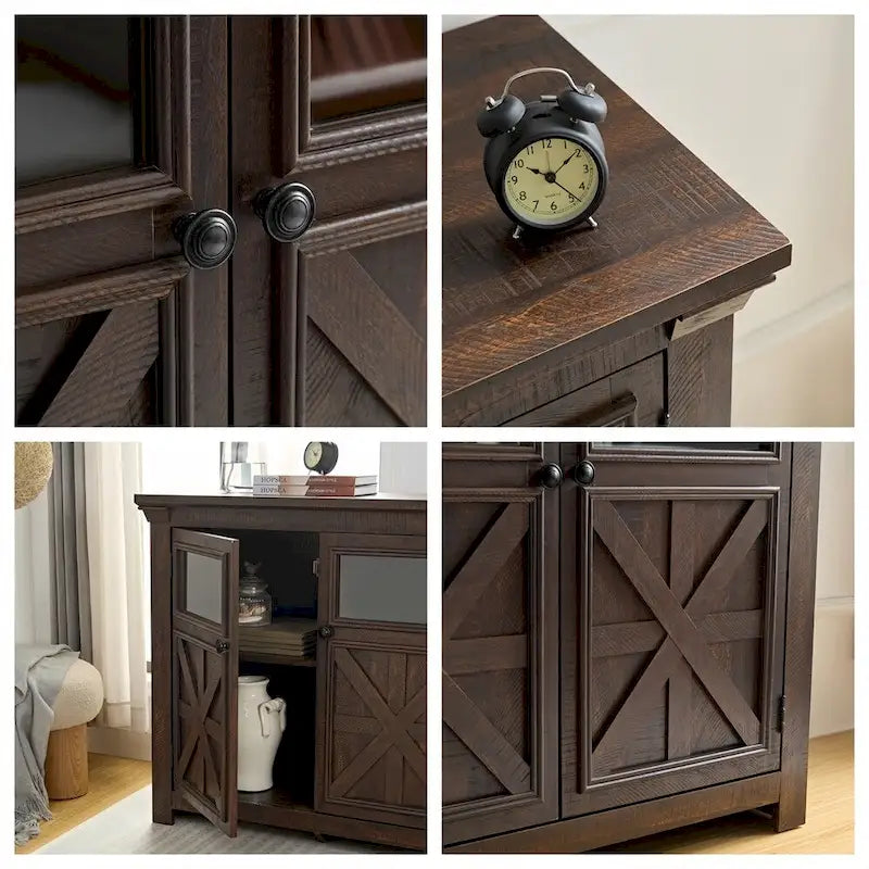 Credenza grande a buffet con mobile bar e cantinetta vini