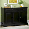 Credenza moderna da cucina con 2 cassetti e ripiani regolabili