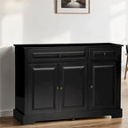 Modern Kitchen Buffet Cabinet with 2 Drawers and Adjustable Shelves