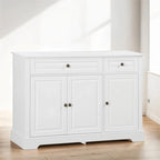 Credenza moderna da cucina con 2 cassetti e ripiani regolabili
