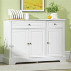 Credenza moderna da cucina con 2 cassetti e ripiani regolabili