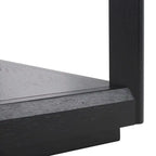 Tavolino d'appoggio con ripiano in vetro - 56Lx56Px53A